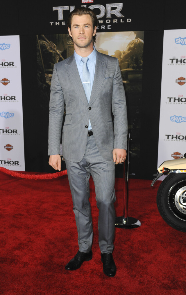 TYNN: Filmstjernen har tydelig gått ned i vekt etter at innspillingen av filmen «Thor: The Dark World» var overstått. Foto: Stella Pictures TYNN: Filmstjernen har tydelig gått ned i vekt etter at innspillingen av filmen «Thor: The Dark World» var overstått. Foto: Stella Pictures